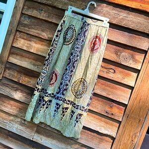 TIKI BATIK skirt made in India 100% rayon.